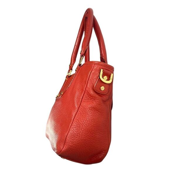 Tory Burch Leather Shoulder or Hand Bag Red Amanda Model - Picture 7 of 11